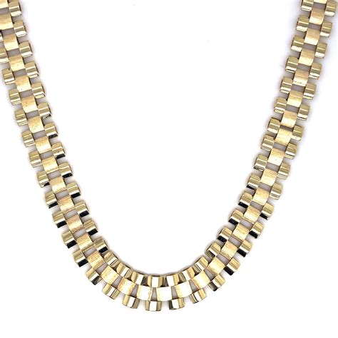 gold rolex chain cheap|10k gold rolex style chain.